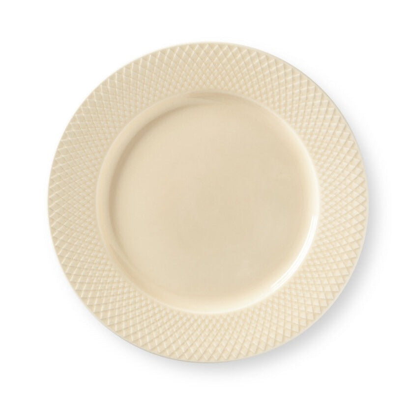 Rhombe Earth Middagstallerken, marble - Ø27 cm.